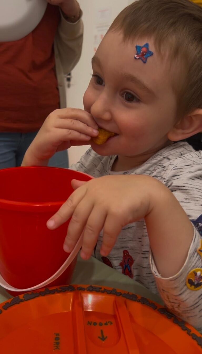 Marvin mit Nuggets