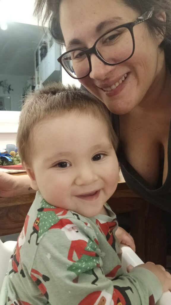Luis mit Mama Anna